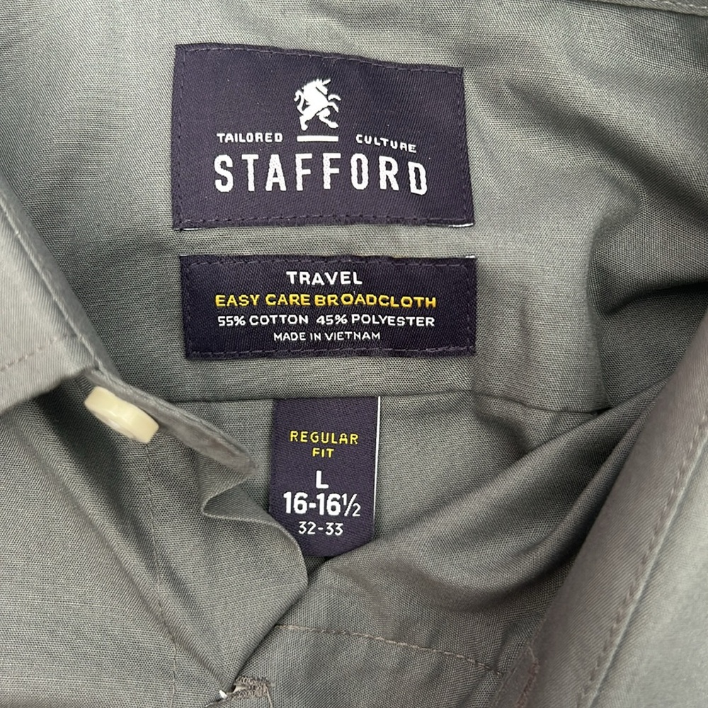 Gray Button-Up Shirt - Picture 2 of 3